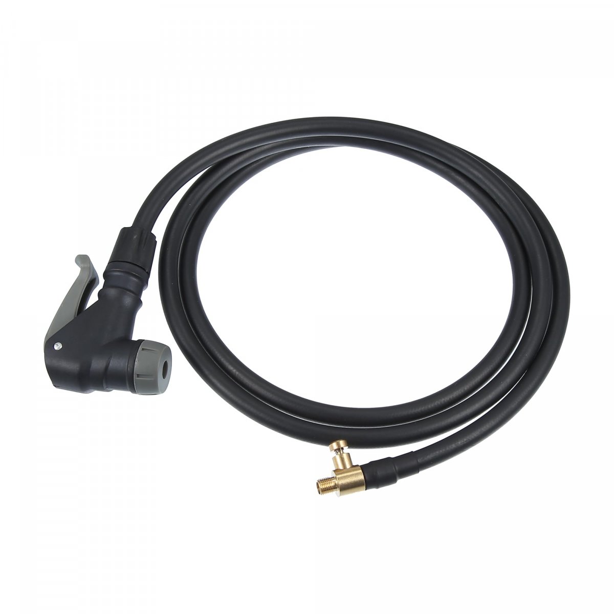 Flexible 150cm 59 1 Tire Valve Connect Pipe Air Inflator Extension Rubber Hose Vent Deflated Style For Car Motorbike Metal