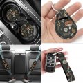 Fuibeng Mushroom Car Seat Covers Full Set For Women 12pcs Daisy Dragonfly Mushrooms Steering Wheel Seat Belt Coasters Chapstick