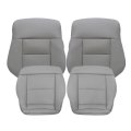 Front Both Side Bottom Top Replacement Seat Cover Gray Leather For Mercedes Benz E-class E200 E250 E300 E350 2010 2011 2012 