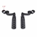 Xkh- Universal 1 25 Mount Bracket Black Dominator Cnc Footpeg Footstep Kit Compatible With Any Motorcycle Japanese Sportbike