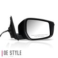 Ni1321296 Factory Style Passenger Right Side Mirror Manual Folding Power Adjust Heated Glass Turn Signal Blind Spot Detection