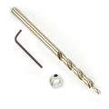 Big Horn 19130 6-inch Pocket Hole Drill Bit Flat Step With Stop Collar 