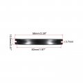 Uxcell Rubber Grommet Round Double-sided Mount Dia 50 Mm Id 42 For Wire Protection 4pcs