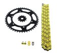 Kawasaki Kx125 Chain And Sprocket Kit 1996 1997 1998 1999 Yellow Non O Ring With 12 47 Steel Sprockets 112l 