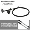 Anxingo 74130snaa01 Front Hood Latch Lock Release Wire Cable Replacement For Honda Civic 2006 2007 2008 2009 2010 2011