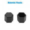 Uxcell 20pcs Black 17mm Car Wheel Nut Lug Hub Covers Bolt Cap Dust Cover Protector Silicone Universal Replacement
