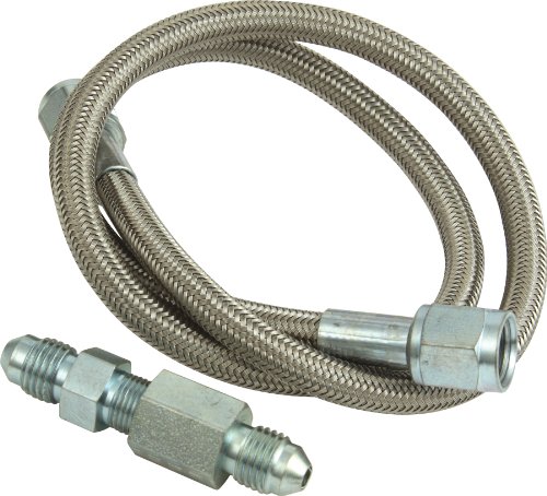 Quickcar Racing Products 61-71024 24 Long Steel Braided Gauge Line Kit
