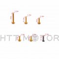 Httmt Mt215-017b- Complete Fairing Bolts Screws Fasteners Kit Compatible With Yzf R1 R6 F6r Fz1 Fz8 Gold
