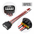 Hoypeyfiy Ignition Coil Connector Kit Ignition Plug Harness Pigtails Replacement For Toyota Replacement Lexus 90919-02240 2azfe