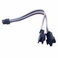 Topxcdz 1pcs 2pin 3pin 4pin Sm Splitter Connector 3 4 Led Jst Male Female Wire Cable For Ws2812 Strip Light 15cm 1 To 2