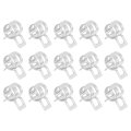 15pcs Spring Band Type Action Fuel Silicone Vacuum Hose Pipe Clamp 9mm Low-pressure Air Clip For Automotive Oil Water Nickel 