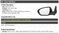 Left Driver Side Power Mirror With Turn Signalout Heat Manual Folding Compatible With 2011-2013 Kia Optima