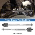 4 Pcs Front Inner Tie Rod Ends Kit Suspension Steering End With Boot For Toyota Highlander Rx330 Rx350 Drag Link No Ev80945