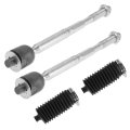 4 Pcs Front Inner Tie Rod Ends Kit Suspension Steering End With Boot For Toyota Highlander Rx330 Rx350 Drag Link No Ev80945 