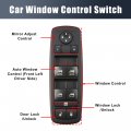X Autohaux 04602533af Front Left Driver Side Car Power Window Switch For Dodge Grand Caravan Chrysler Town Country 2008-2011