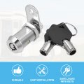 Uxcell 3 Set Rv Cabinet Locks 1-1 8 With Keys Universal For Car Travel Trailer Compartment Door Toolbox Storagebox Replacement