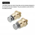 Uxcell M6 Battery Terminal Charging Posts Positive Or Negative Connector Post Adapter M6x1 0 Stud Extender Screws Nuts 1 Pair