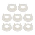 8 Pcs Faucet Mounting Lock Nut G1 2 Abs Plastic Sinks Parts Winged Locknuts Replacement For Kitchen Bathroom Faucet 