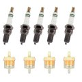 5pcs Spark Plugs For Non-resistor D8ea 2120 4132 S121xl X4cs 