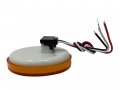 4 In Round Led Recessed Amber Strobe Light 24 Dot Sae Approved Waterproof High Powered Warning Lights For Towing Trucks And