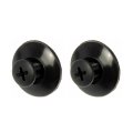 Acura Nsx 1991 1992 Screw Rivet Cowl Splash Shields Nylon Black 2 Pieces Fits 6387695596 20mm Head Diameter 8 19mm Center 