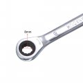 Uxcell Double Box End Ratcheting Wrench 8mm X 10mm Metric 72 Teeth 12 Point Ratchet Spanner Tools Cr-v