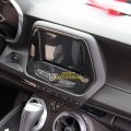 Korlot Carbon Fiber Central Control Navigation Screen Cover Trims Accessories For Chevrolet Camaro 2017-2022