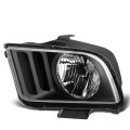 Fo2502215 Oe Style Driver Left Side Black Housing Headlight Lamp Compatible With Ford Mustang 05-09