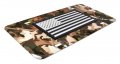 Inverted American Flag Woodland Camo License Plate