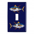 Tuna Fish Design Plastic Wall Decor Toggle Light Switch Plate Cover