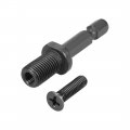Uxcell 3 8 -24unf Drill Chuck Adapter Keyless Hex Shank For Impact Driver