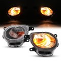 Hecasa Pair Turn Signal Light For 2012-2019 Fiat 500 Not Fit Abarth Lamp W Bulb Replacement Fi2532100 Fi2533100 5182461ac 