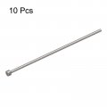 Uxcell Straight Ejector Pins 4mm 5 32 Dia 65mn Steel Round Tip Punch 150mm 6 Long For Mechanical Maintenance 10pcs