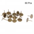 Uxcell Upholstery Nails Tacks 16mmx20mm Flat Head Furniture Bronze Tone For Sofa Headboards 60 Pcs