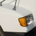 Hecasa Headlight Bezel W Led Compatible With 1989-2002 Freightliner Fld120 Turn Signal Light Lamp 3 Wires Replacement For