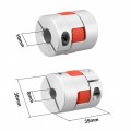 Uxcell Shaft Coupling 8mm To 10mm Bore L35xd30 Flexible Coupler Joint For Servo Stepped Motor