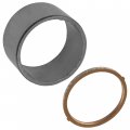 Caltric 2x Muffler Header And Baffle Gaskets Compatible With Suzuki Rm-z450 Rmz450 2008-2020