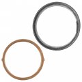Caltric 2x Muffler Header And Baffle Gaskets Compatible With Suzuki Rm-z450 Rmz450 2008-2020