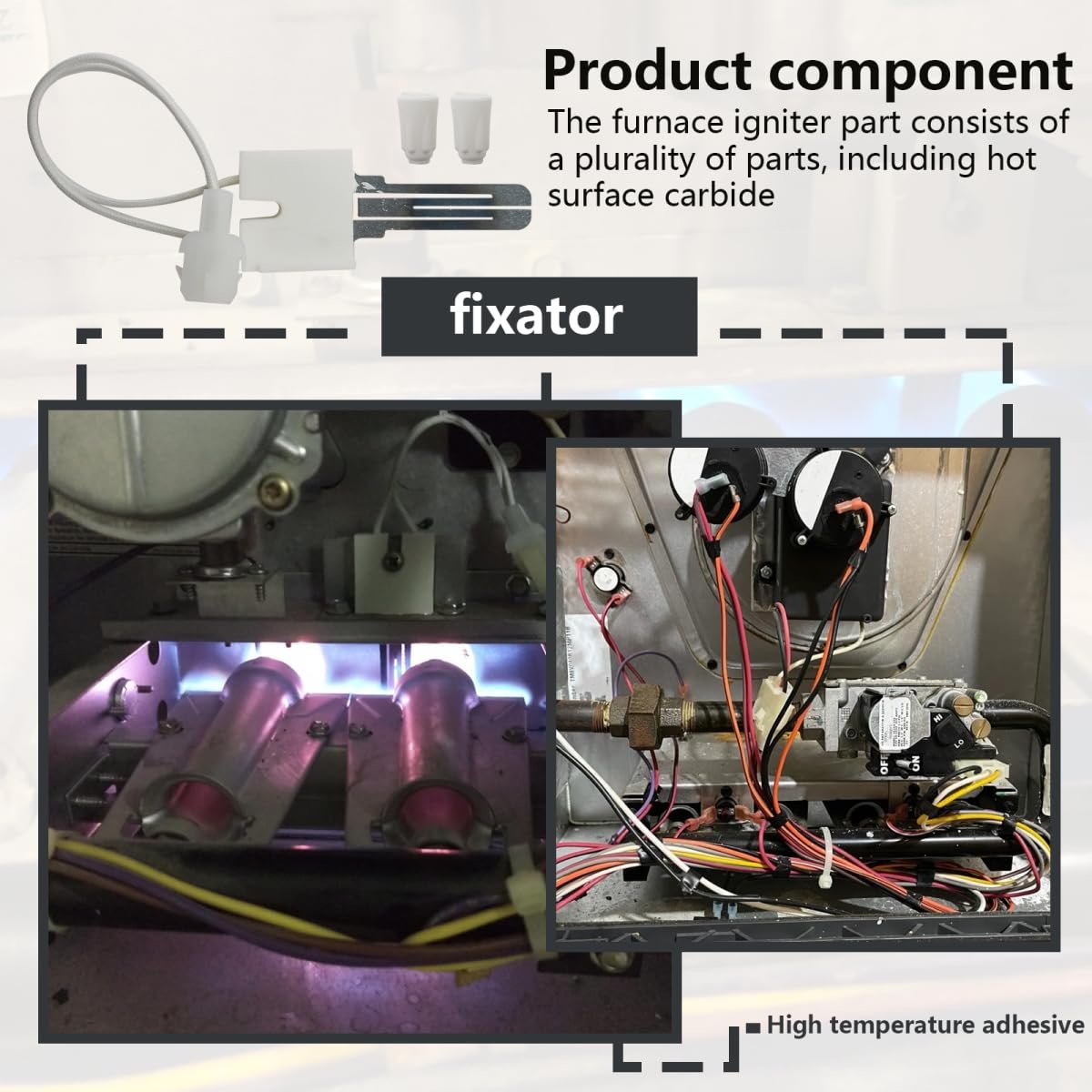 025-32625-000 Gas Furnace Igniter Ignitor For York Coleman Luxaire Furnaces S1-02532625000 1124 41501 Ds016kx Ign70 Ig1124