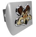 Elektroplate Officially Licensed Looney Tunes Wile E Coyote All Metal Brushed Chrome Hitch Cover For Trucks And Suvs Fits 