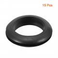 Uxcell Wire Protector Oil Resistant Armature Rubber Grommet 35mm Inner Dia 15pcs Black