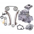 Aintier Replacement Oil Pump Water Timing Chain C753 Compatible With 2002-2009 For Toyota Camry Matrix 2009 Corolla