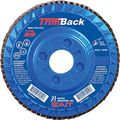 Sait 70810 Trim Back Flap Disc With 5-inch-inch Diameter And 7 8-inch Arbor 10-piece 