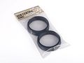 Stancemagic Hubcentric Rings Pack Of 4 66 1mm Id To 73 Od Black Poly Carbon Plastic Hubrings Hub For Vehicle Hubs And Wheel 
