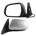 Driver Side Mirror For Toyota Highlander 2008 2013 Silver Heated Power Glass Manual Folding 5 Pins Replaces 8794048303 