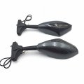 Xkh- Replacement Of Motorcycle Blue Led Turn Signal Mirror Carbon Fiber Smoke For Fzr Yzf Fz1 Fazer Fjr1300 Ninja Zx10r Zx 12r