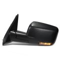 Auto Dynasty Driver Left Side Rear View Towing Mirror Heated Glass Manual Telescoping Power Adjustment Led Turn Signal Puddle 