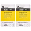 Niche Brake Pad Set For Honda Crf250l Crf250la Crf250rl Crf250rla 06451-kzz-901 Front Organic 2 Pack
