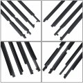 Labwork Car Window Moulding Trim Seal Belt Weatherstrip Replacement For Toyota Rav4 2006 2007 2008 Black 4 Pieces