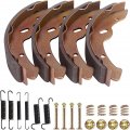 10l0l Golf Cart Brake Shoes Brake Pads And Bendex Drum Spring Kit For Yamaha 1993-up G14 G16 G19-g22 1996-up Txt St350 